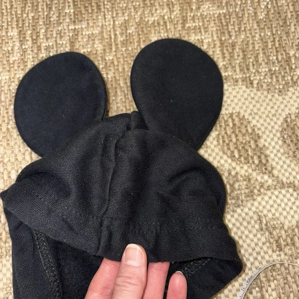 Vintage 80’s 90’s Disney Babies Mickey Red Hoodie Mickey Ears Size 6-12 Months - Picture 14 of 16